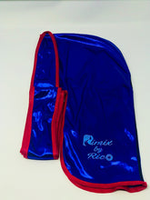 Load image into Gallery viewer, Rimix 8K Ultra Tuxedo Durag**Limited Edition - Blue/Red Trim