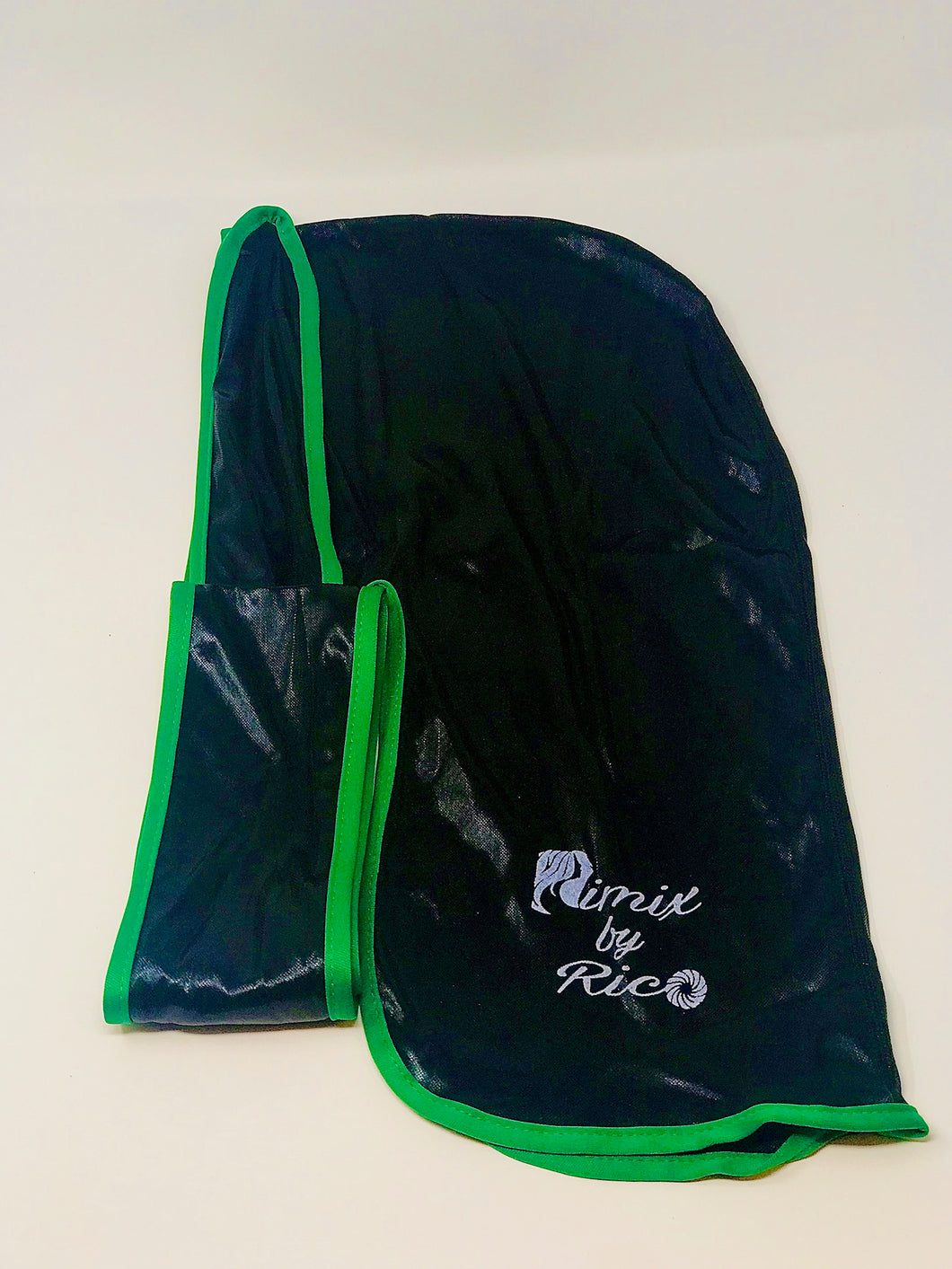 Rimix 8K Ultra Tuxedo Durag**Limited Edition - Black/Green Trim