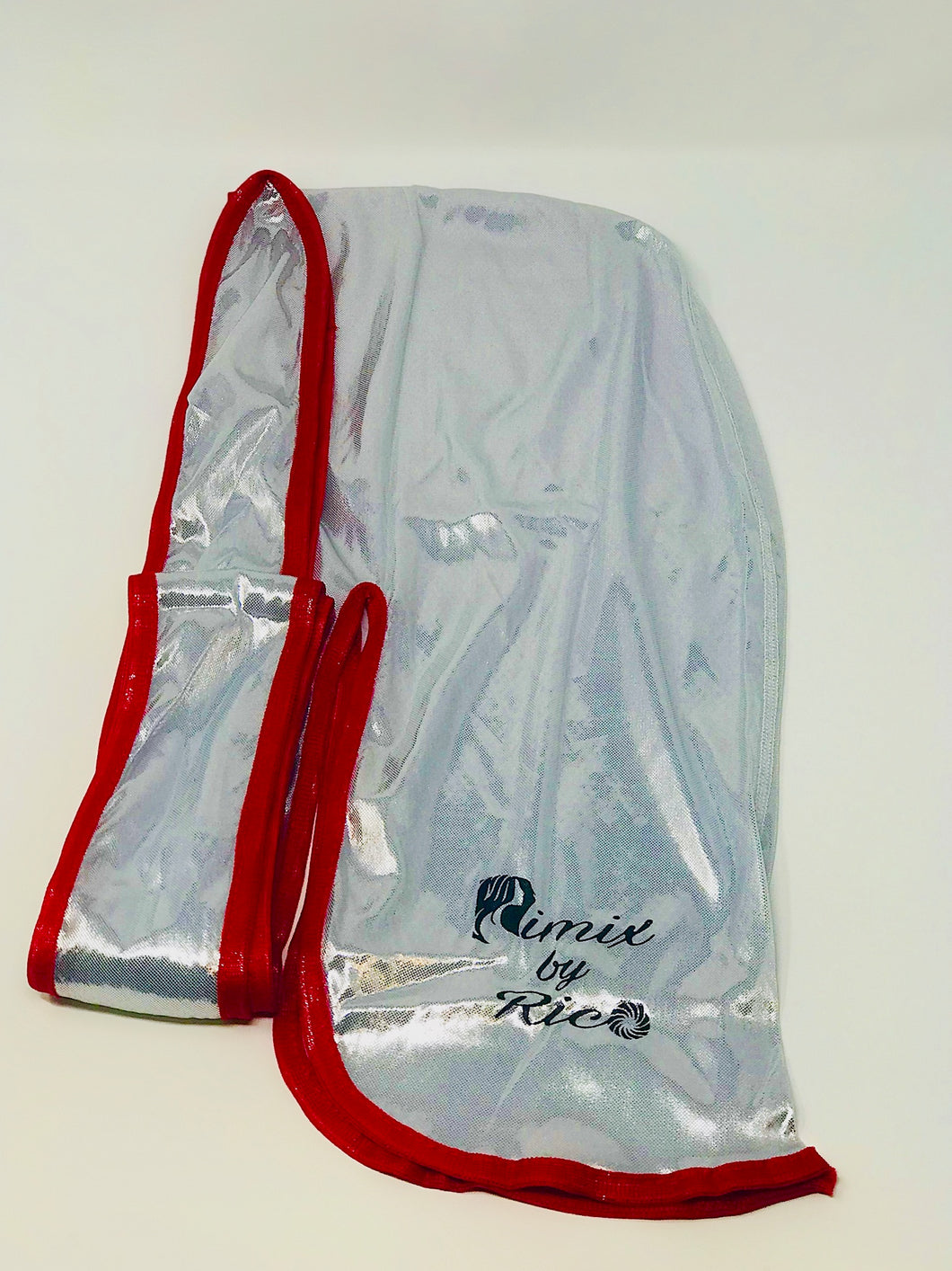 Rimix 8K Ultra Tuxedo Durag**Limited Edition - White/Red Trim