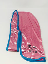 Load image into Gallery viewer, Rimix 8K Ultra Tuxedo Durag**Limited Edition - Pink/Baby Blue Trim
