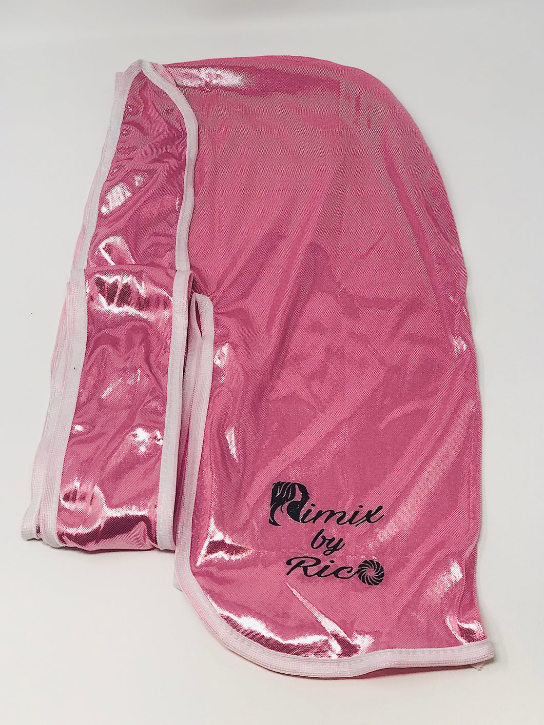 Rimix 8K Ultra Tuxedo Durag**Limited Edition - Pink/White Trim