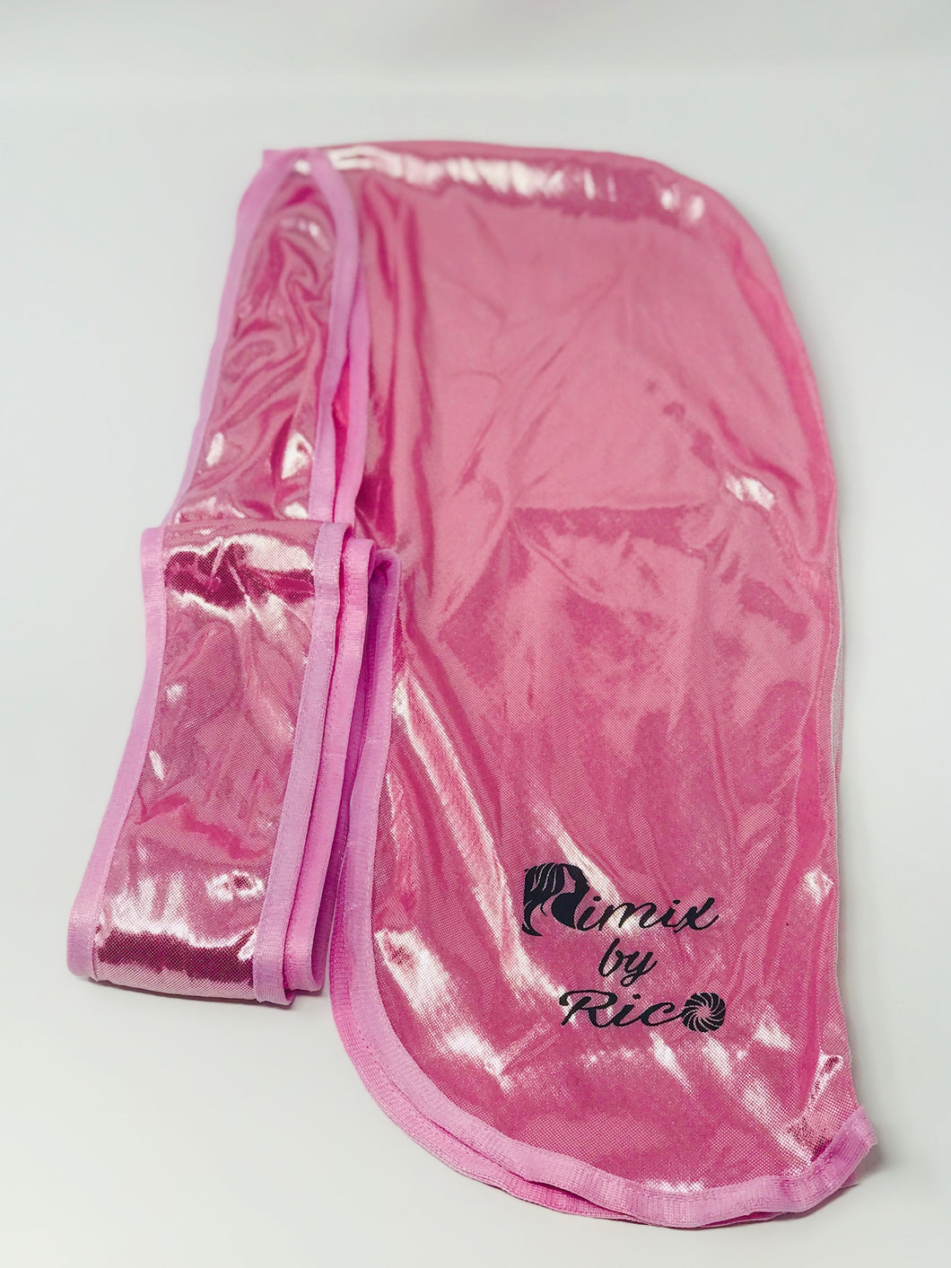 Rimix 8K Ultra Tuxedo Durag**Limited Edition - Pink/Pink Trim