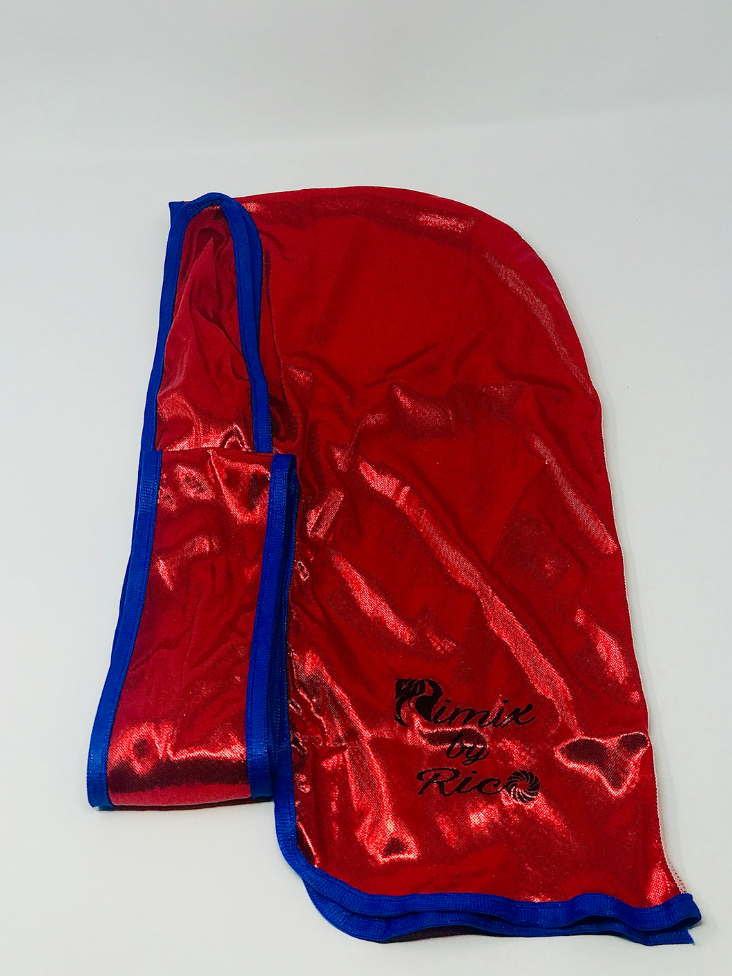 Rimix 8K Ultra Tuxedo Durag**Limited Edition - Red/Blue Trim