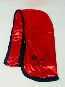 Rimix 8K Ultra Tuxedo Durag**Limited Edition - Red/Black Trim