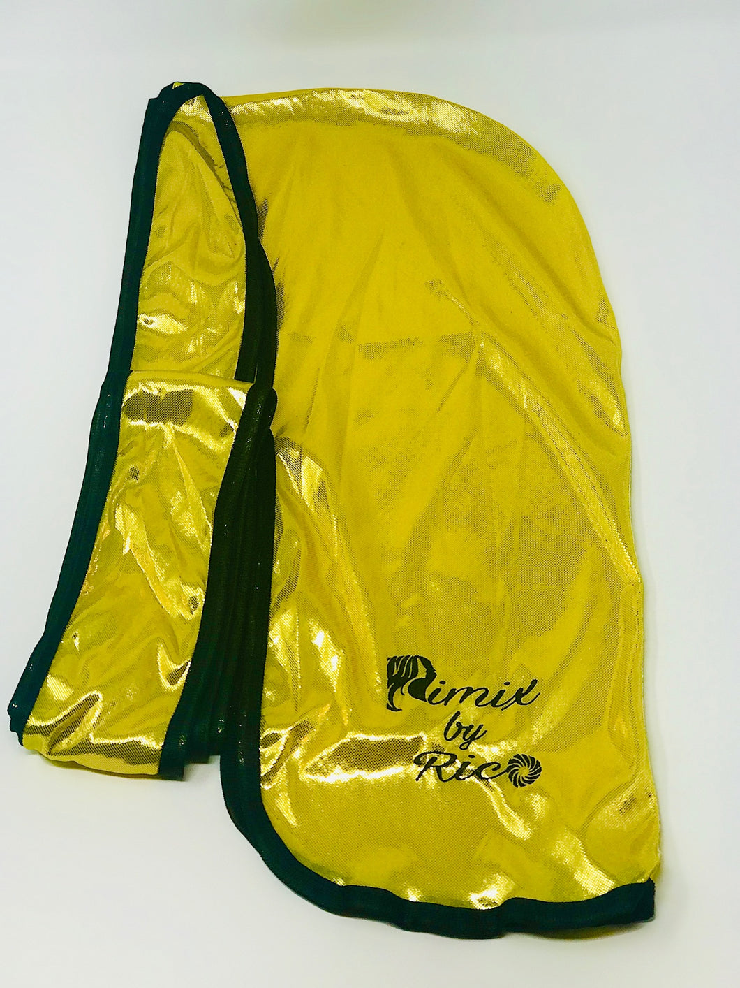 Rimix 8K Ultra Tuxedo Durag**Limited Edition - Yellow/Black Trim