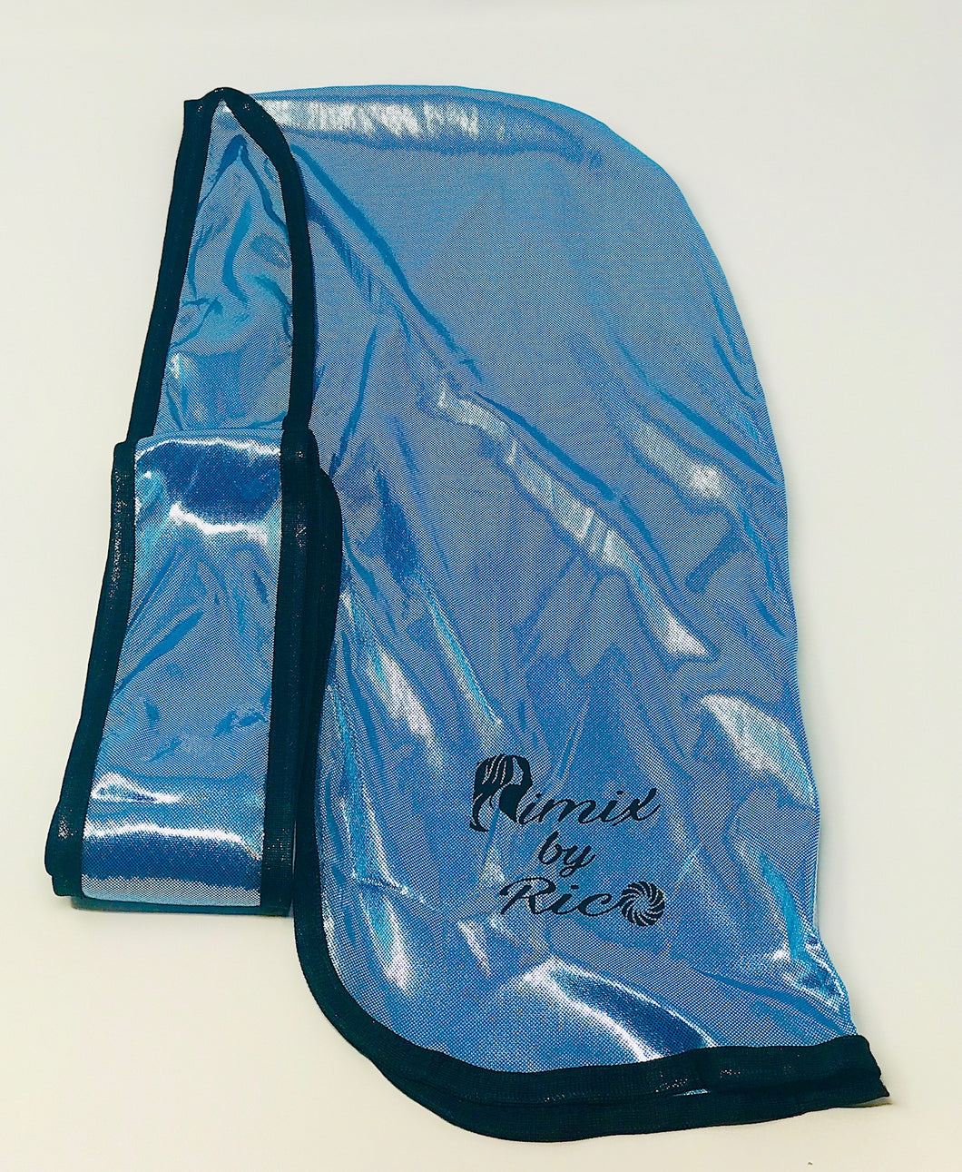 Rimix 8K Ultra Tuxedo Durag**Limited Edition - Baby Blue/Black Trim