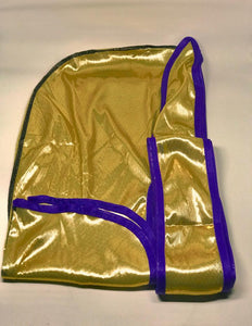 Rimix *PATENT PENDING* Silky Exclusive Platinum Edition Durag (4k Limited Edition) - Gold/Purple (Omega)