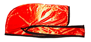 Rimix *PATENT PENDING* Silky Durag **Limited Edition - Red/Black Trim