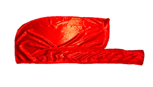 Rimix *PATENT PENDING* Silky Durag **Limited Edition - Red/Red Trim