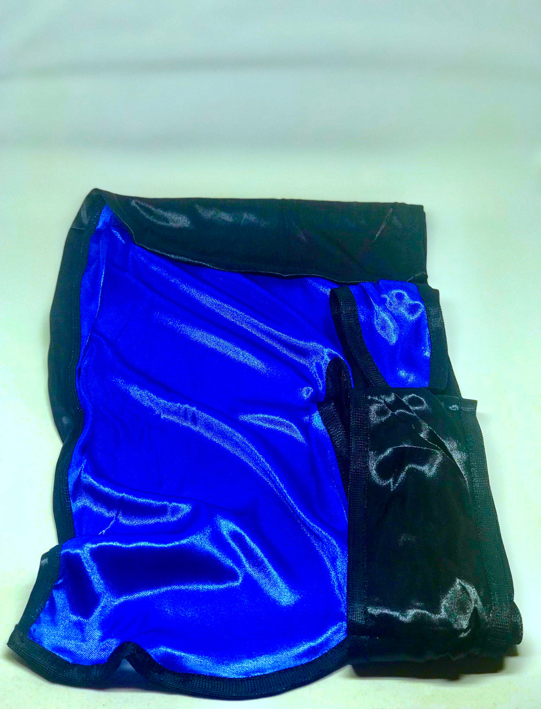Rimix *PATENT PENDING* Two Tone Silky Durag **Limited Edition** - Black/Blue