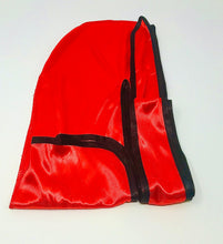Load image into Gallery viewer, Rimix *PATENT PENDING* Silky Durag **Limited Edition - Red/Black Trim

