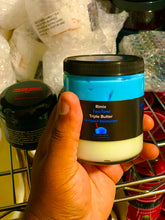 Load image into Gallery viewer, Rimix Two Tone Triple Butter Whipped Moisturizer(Oil Based)**Blue Coconut Slushie** 9oz
